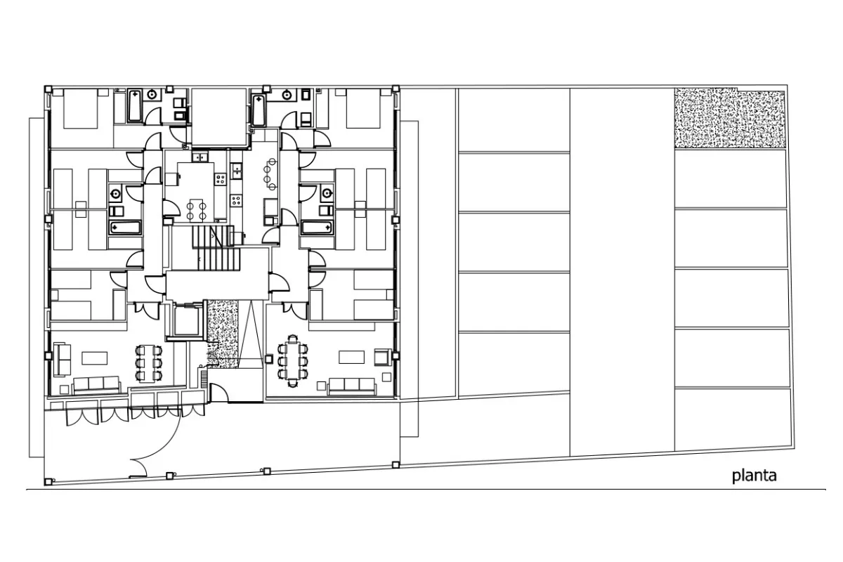 Edifici 10 habitatges a Malgrat de Mar, estudi Prat & Simó