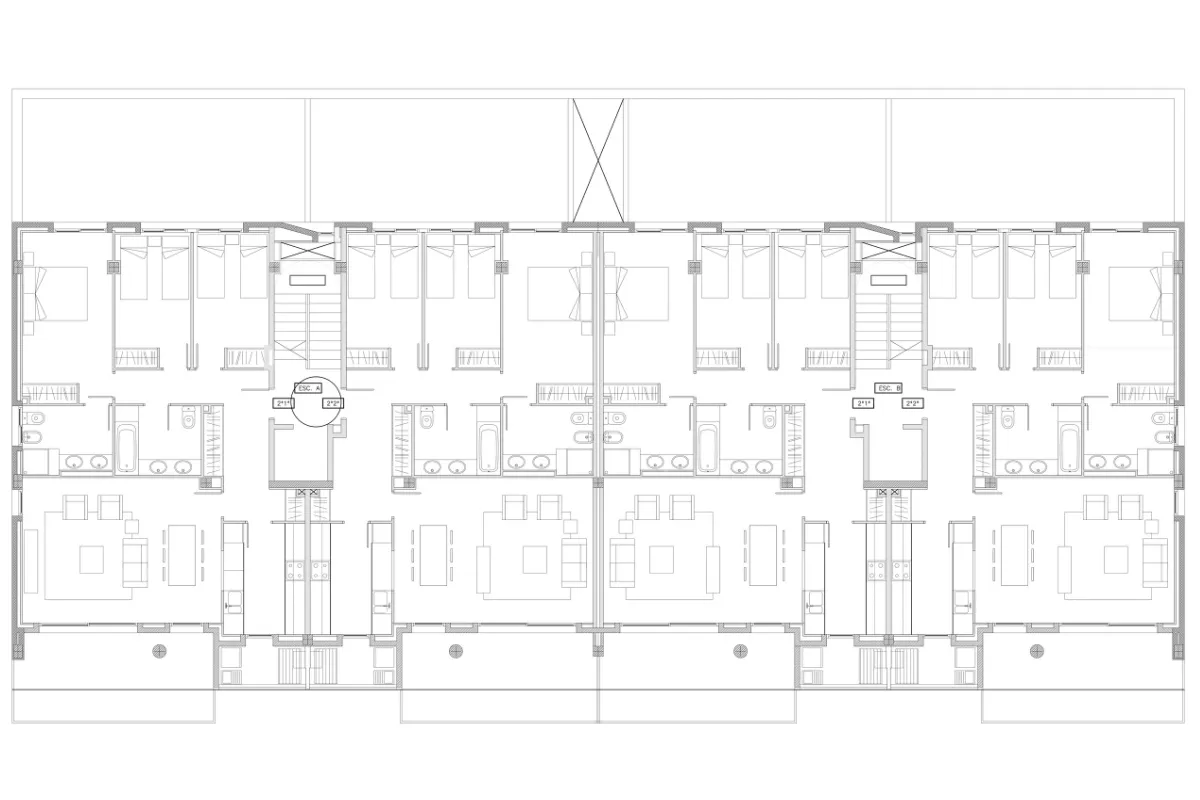 Edifici 12 habitatges a Palamós, estudi Prat & Simó