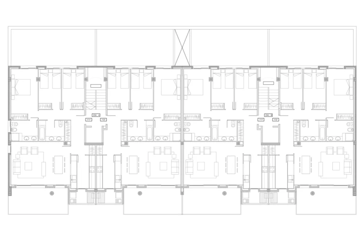 Edifici 12 habitatges a Palamós, estudi Prat & Simó