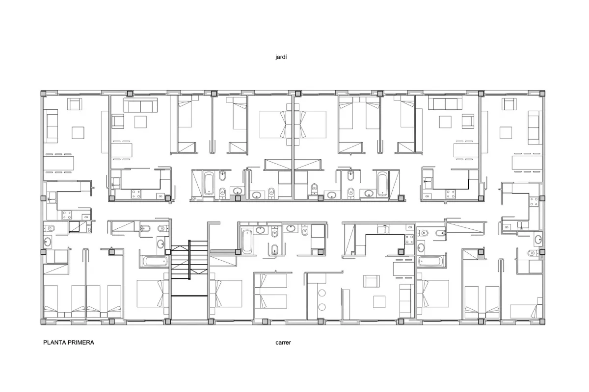 Edifici 15 habitatges Sant Pau de Segúries, estudi Prat & Simó