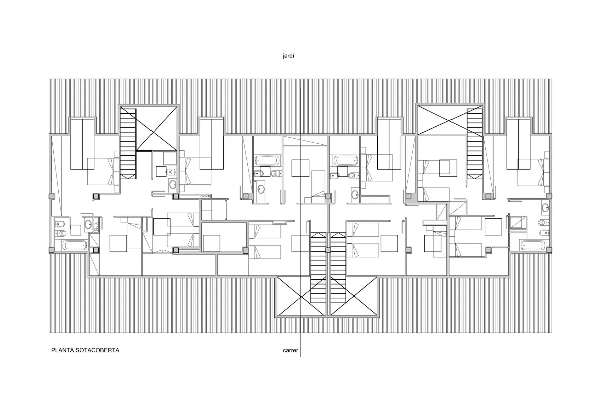 Edifici 15 habitatges Sant Pau de Segúries, estudi Prat & Simó