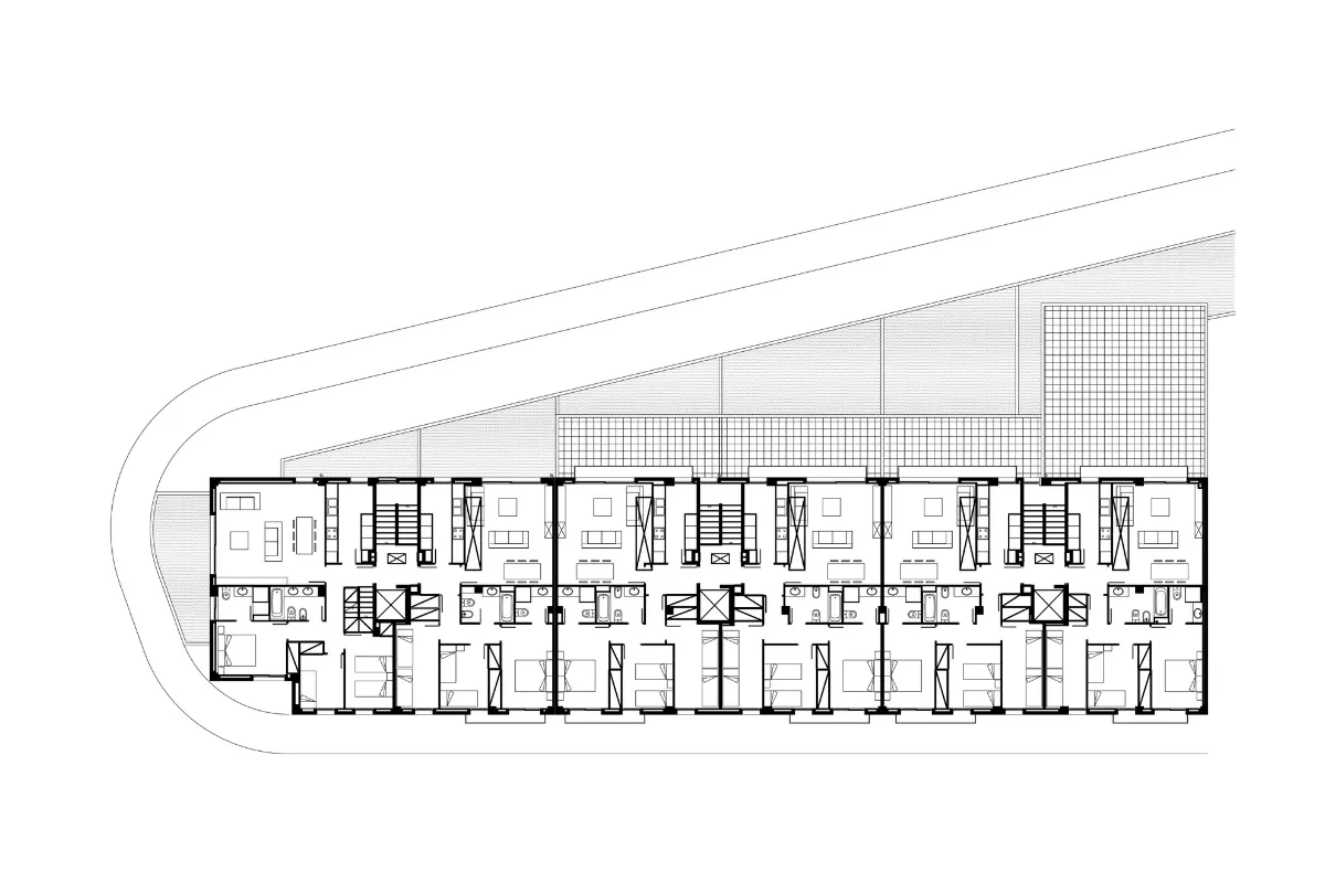 Edifici 18 habitatges Sant Joan de les Fonts, estudi Prat & Simó