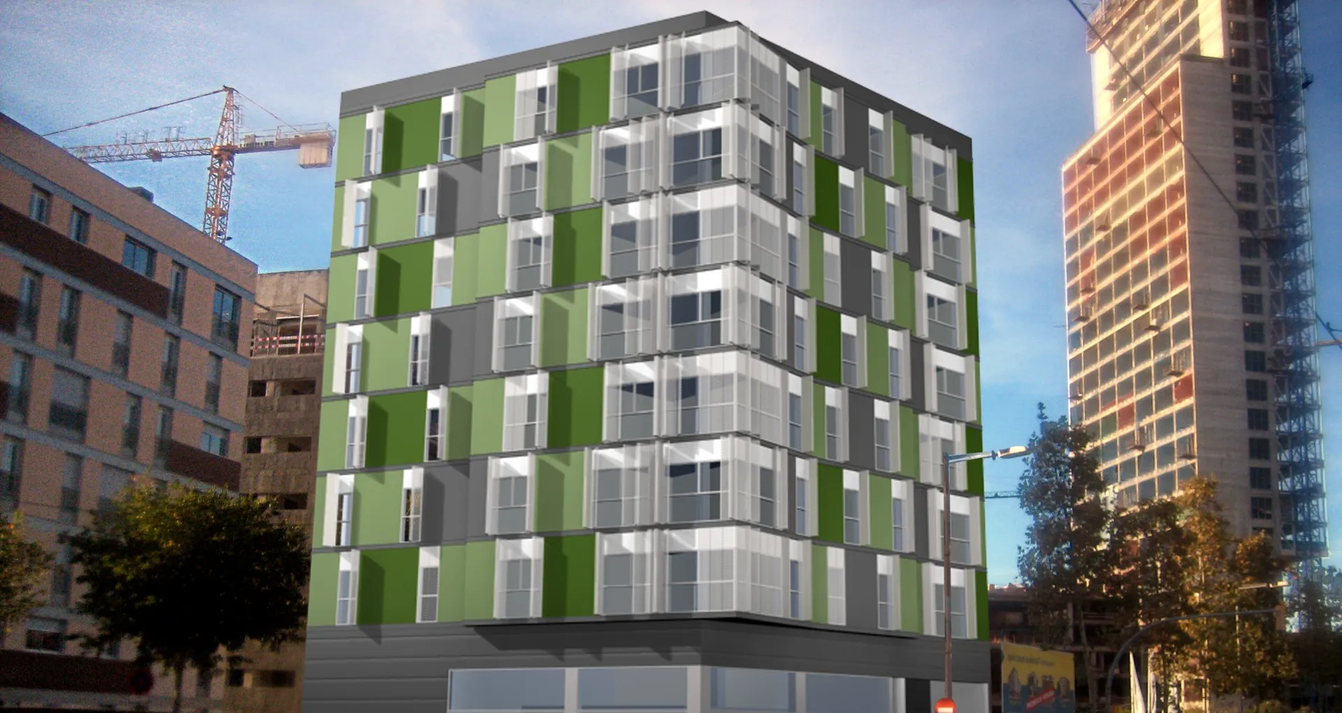 Edifici 22 habitatges Barcelona 2005 Edifici 22 habitatges Barcelona, estudi Prat & Simó