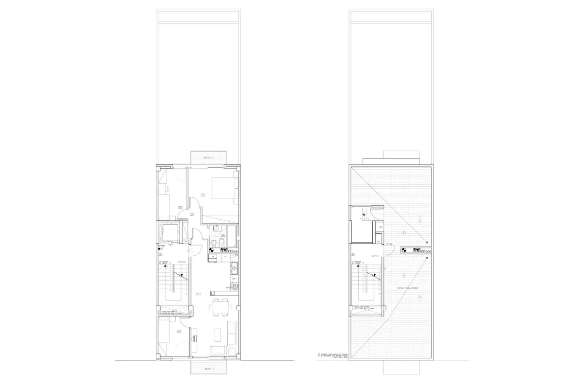 Edifici 3 habitatges Marià Benlliure, estudi Prat & Simó