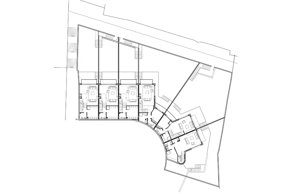 Edifici 6 cases a Canet, estudi Prat & Simó