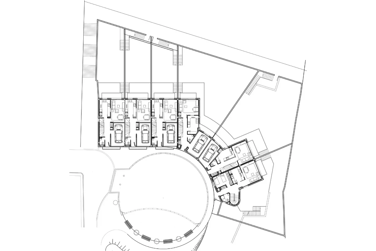 Edifici 6 cases a Canet, estudi Prat & Simó