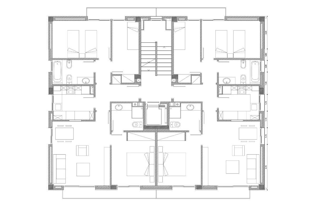 Edifici 8 habitatges Sant Joan de les Abadesses, estudi Prat & Simó