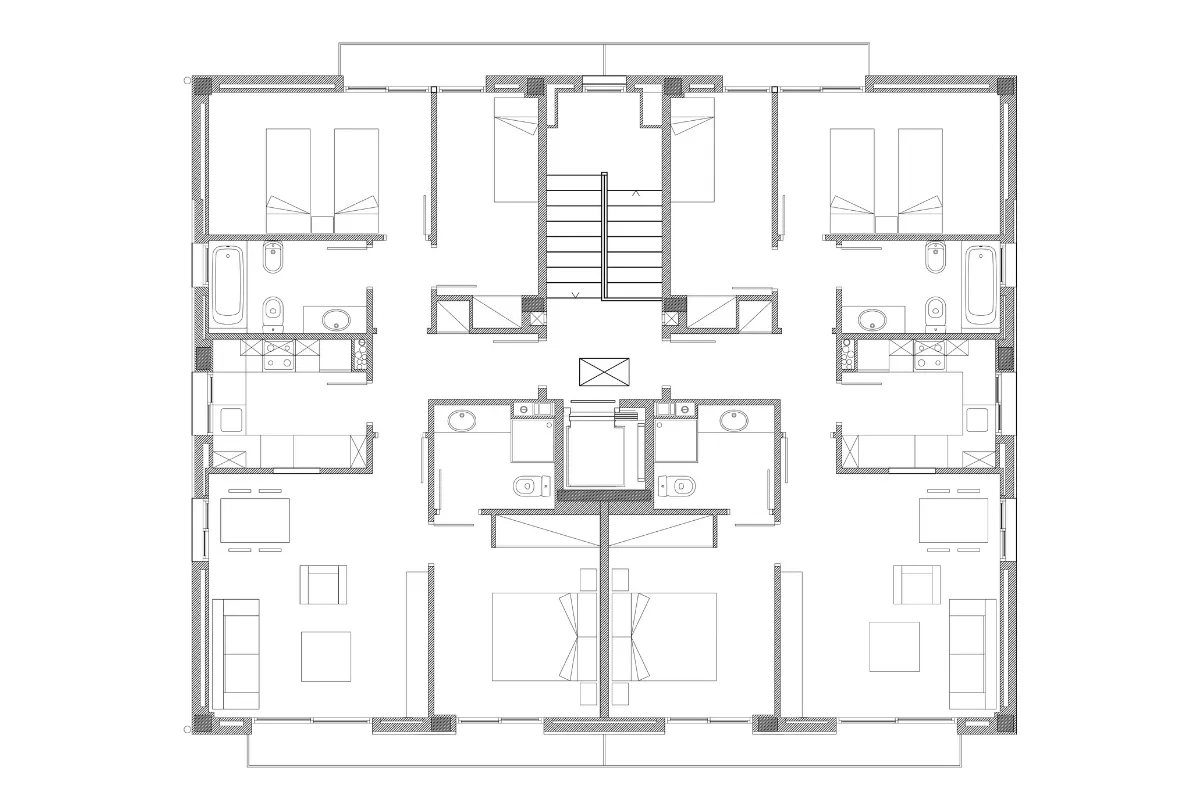 Edifici 8 habitatges Sant Joan de les Abadesses, estudi Prat & Simó