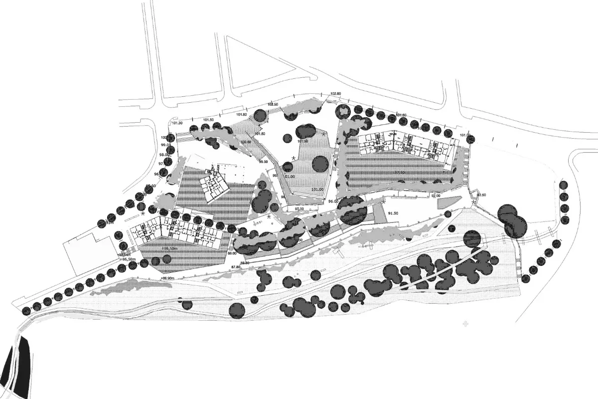 Edifici 88 habitatges Martorelles, estudi Prat & Simó