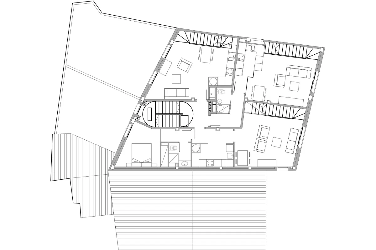 Edifici 9 habitatges Setcases, estudi Prat & Simó