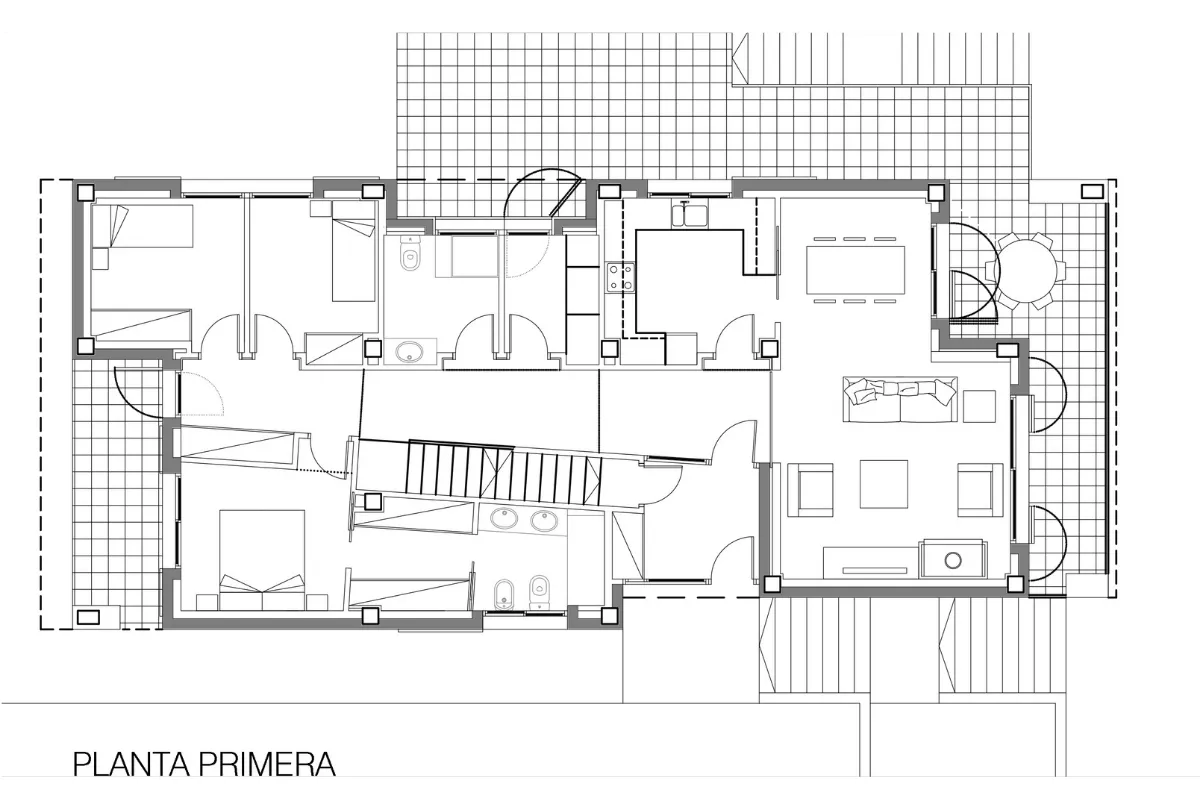 Casa unifamiliar a Vallfogona del Ripollès, estudi Prat & Simó