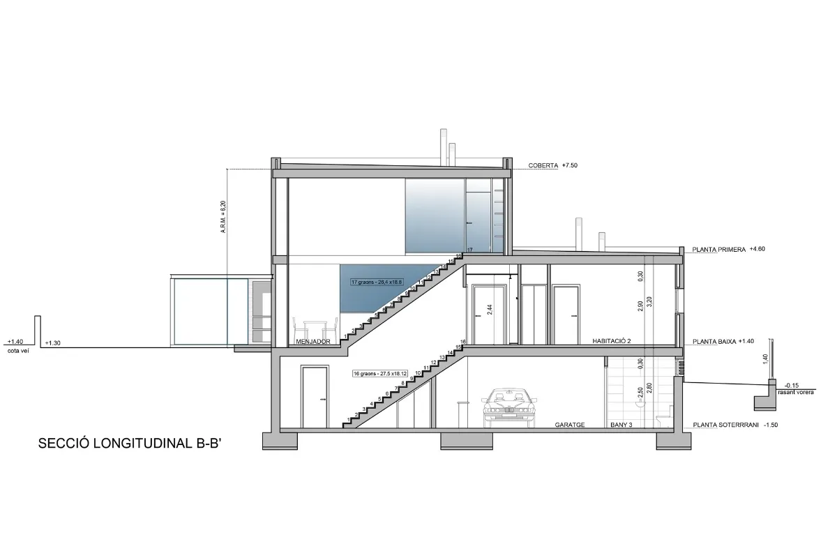 Habitatge unifamiliar a Santa Perpètua, estudi Prat & Simó