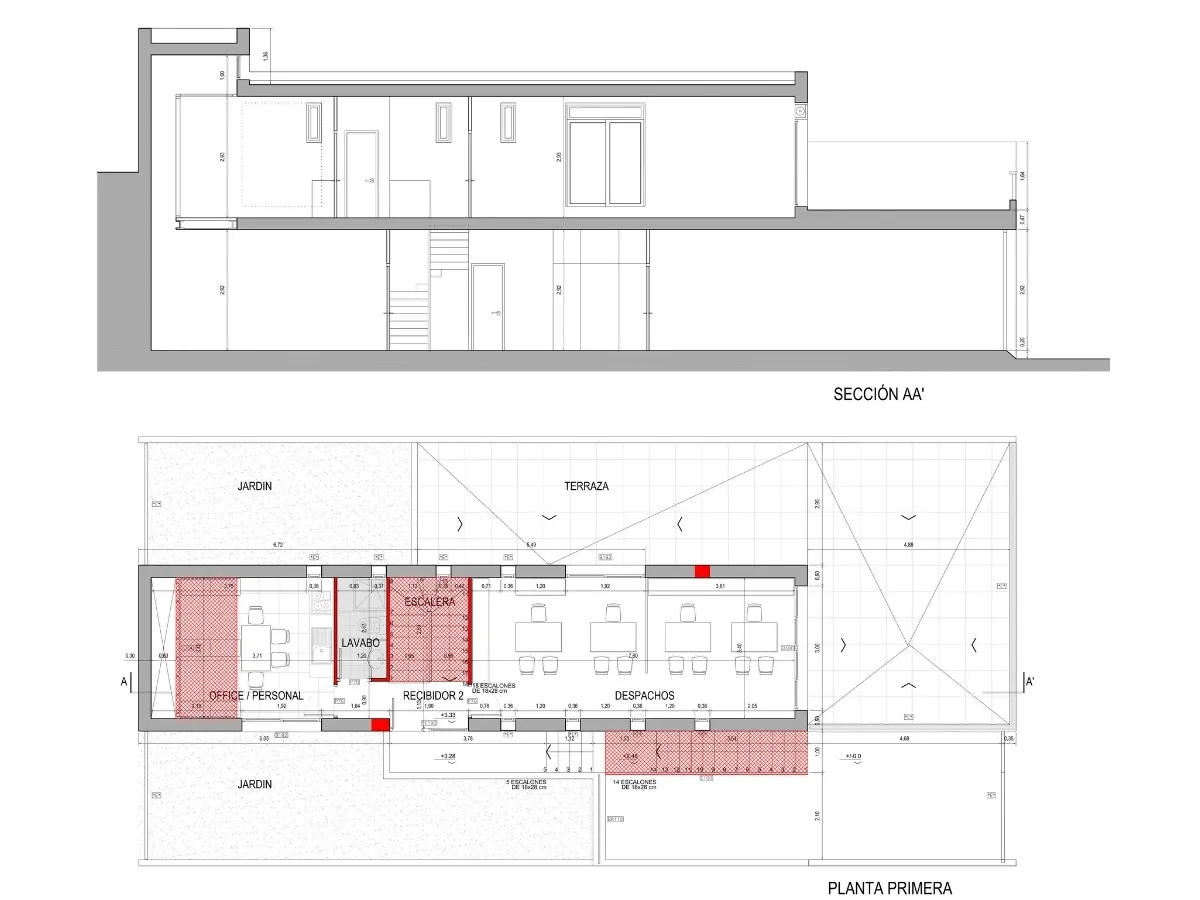 Reforma estudi professional Sant Just, estudi Prat & Simó