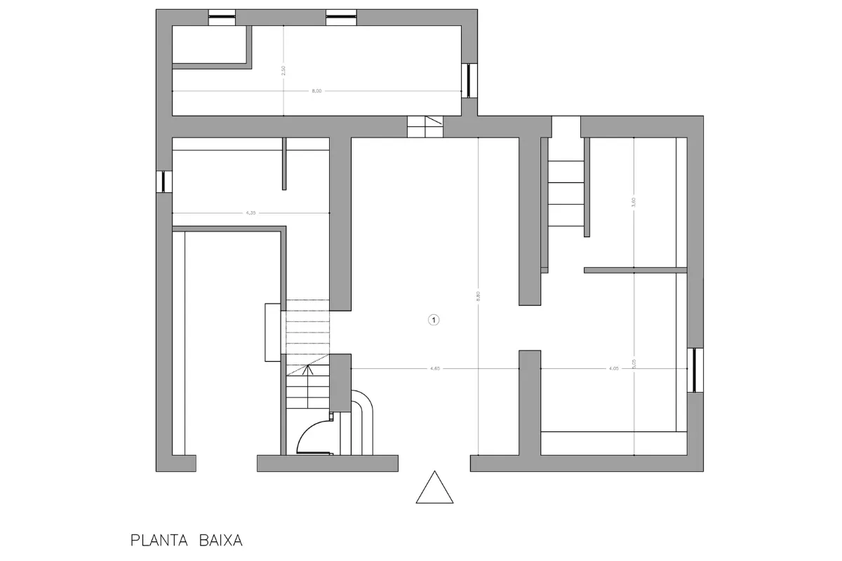 Reforma habitatge Garrigàs, estudi Prat & Simó