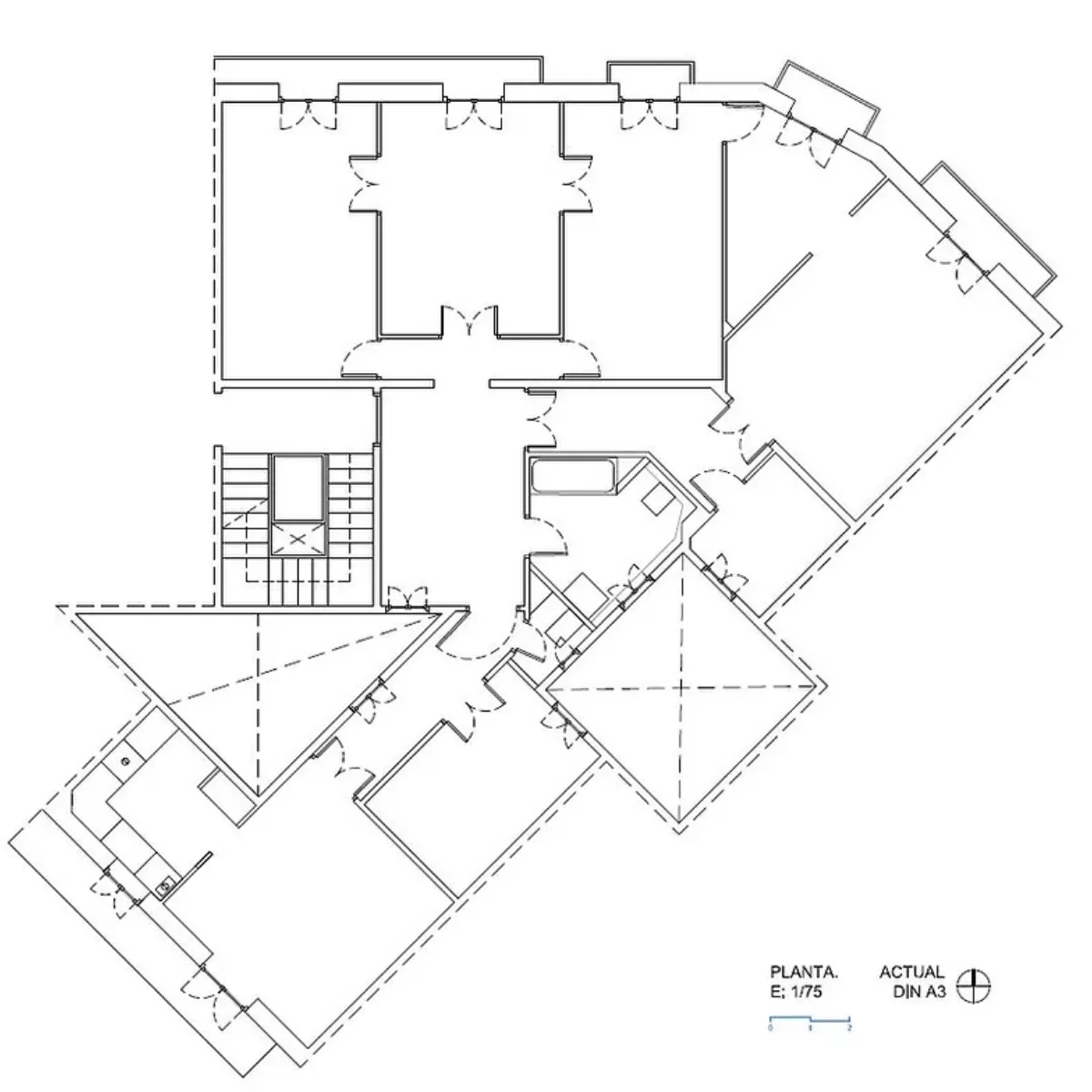 Reforma habitatge Roger de Llúria plànols Reforma habitatge Roger de Llúria, estudi Prat & Simó