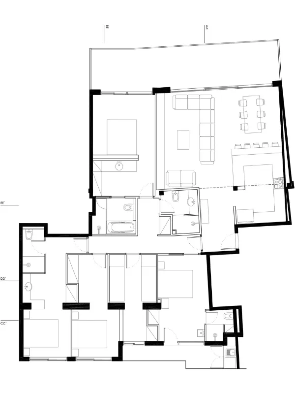 Reforma habitatge Sant Antoni plànols Reforma habitatge Sant Antoni, estudi Prat & Simó