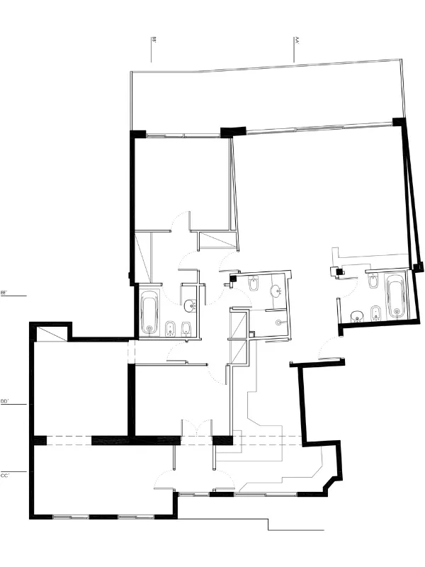 Reforma habitatge Sant Antoni plànols Reforma habitatge Sant Antoni, estudi Prat & Simó