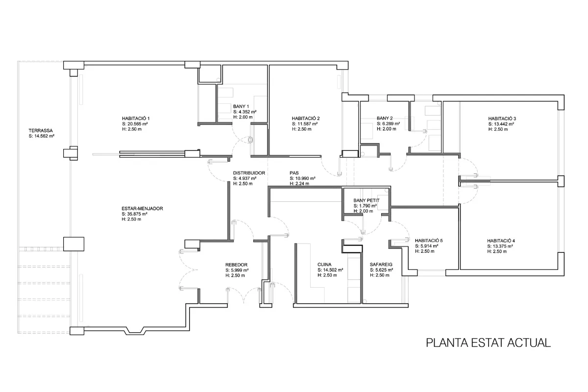 Reforma avinguda Sarrià, estudi Prat & Simó