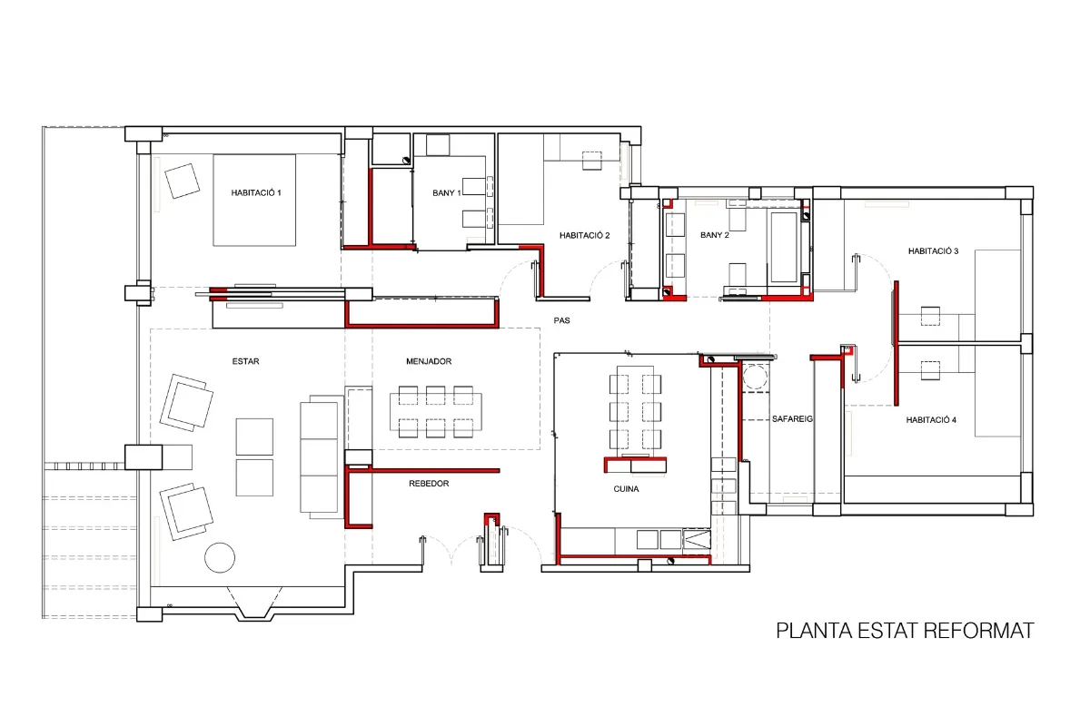 Reforma avinguda Sarrià, estudi Prat & Simó